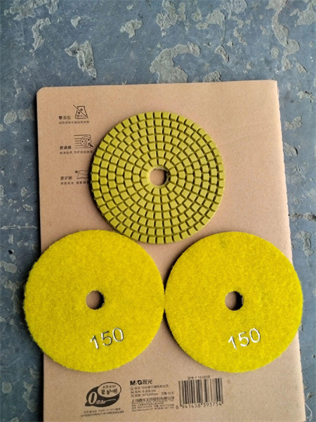 Stone polishing pad OEM manufacturer for countertop fabrication workshops